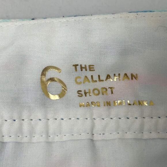 Lilly Pulitzer The Callahan Short Size 6 Blue Pink Into The Deep Colorful - Picture 4 of 10